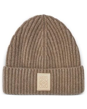 Loewe Cashmere Beanie - Brown