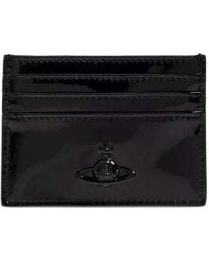 Vivienne Westwood Orb-Detail Card Holder - Black