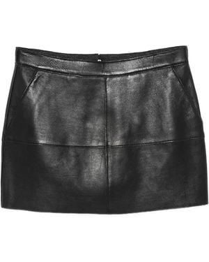 P.A.R.O.S.H. Panelled Mini Skirt - Black