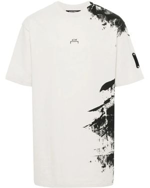 A_COLD_WALL* Brushstroke Cotton T-Shirt - White