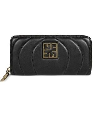 Ermanno Scervino Quilted Zip-Around Wallet - Black
