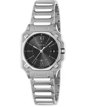 Gucci Reloj G-Flat De Mm - Blanco