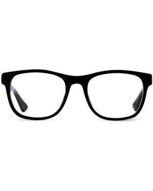 Gucci Brille Mit Eckigem Gestell - Schwarz