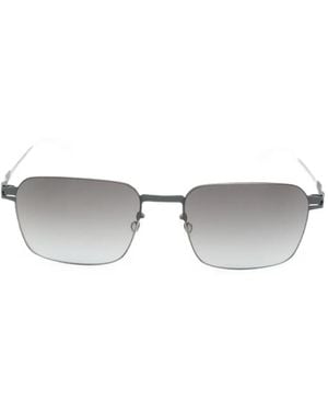 Mykita Arvin Rectangle-Frame Sunglasses - Grey