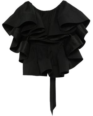 Viktor & Rolf Ruffled Blouse - Black