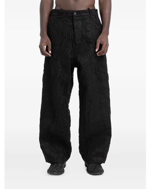 Masnada Pantalones texturizados - Negro