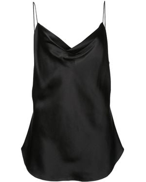 Cinq À Sept Marta Silk Cami Top - Black