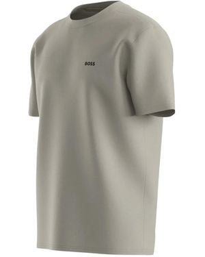 BOSS T-Shirt Mit Logo - Grau