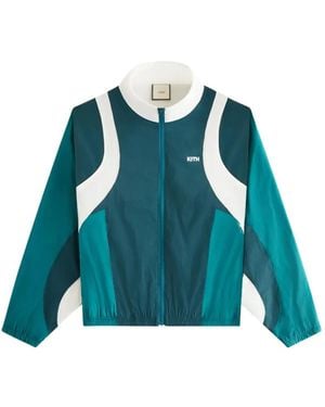 Kith Seamed Zip Allium Track Jacket - Blue