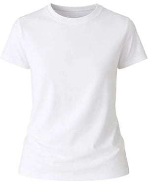Patrick Assaraf Camiseta De Algodón - Blanco