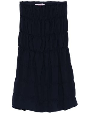 Charles Jeffrey Shirred Pencil Skirt - Blue