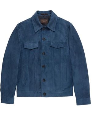 Slowear Suede Jacket - Blue