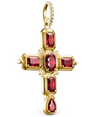 Thomas Sabo Kreuzanhänger Mit Zirkonia - Weiß