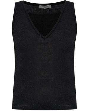 Rag & Bone V-Neck Top - Black