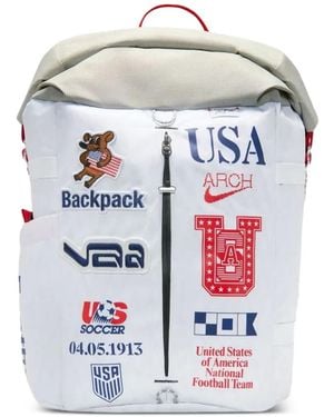 Nike Aysén Patch-Detail Backpack - White