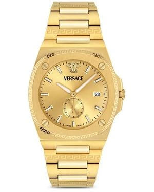 Versace Antares Greek Key 40Mm - Metallic