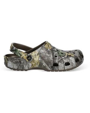 Crocs™ Realtree Edge Camouflage-Print Clogs - Gray