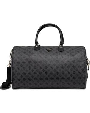 Guess Duffeltas Met Monogram-Reliëf - Zwart