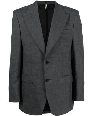 sunflower Single-Breasted Wool Blazer - Black