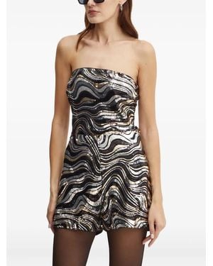 Guess Strapless Playsuit - Black