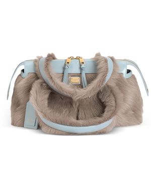 Dolce & Gabbana Vittoria Shoulder Bag - Gray
