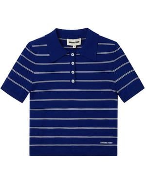 ShuShu/Tong Gestreept Poloshirt - Blauw