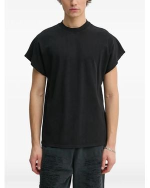 Won Hundred Creed Logo-Print Short-Sleeve T-Shirt - Black