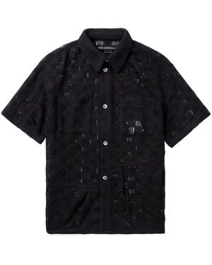 ANDERSSON BELL Crochet Shirt - Black