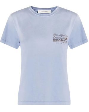 Golden Goose グラフィック Tシャツ - ブルー