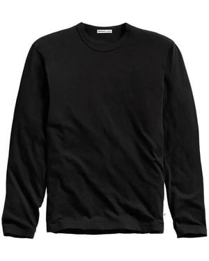 James Perse T-Shirt À Manches Longues - Black