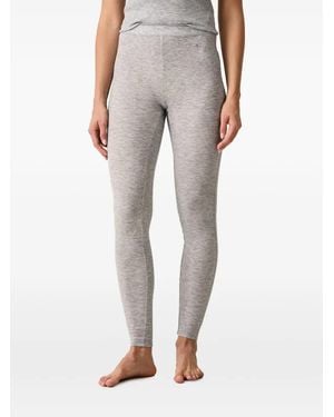 Chantelle Warm Radiance Ribbed-Knit Leggings - Grey