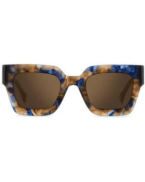 Carolina Herrera Her スクエアサングラス - ブラウン