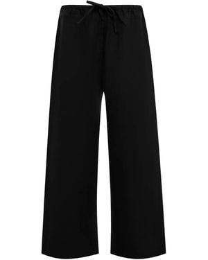 Deiji Studios Drawstring Pull-On Pants - Black