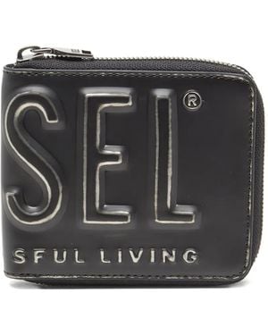 DIESEL Dsl 3d Xs Bi-fold Wallet - Black