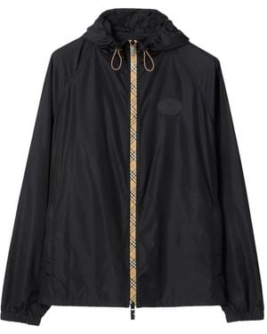 Burberry Nylon Blouson Jacket - Black