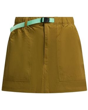 Patagonia Belted Logo-Patch Shorts - Green