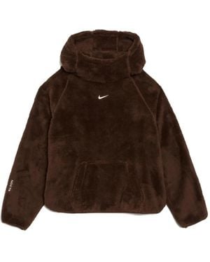 Nike Nocta Kangaroo-Pocket Hoodie - Brown