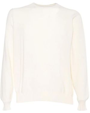 FILIPPO DE LAURENTIIS Jersey con cuello redondo - Blanco