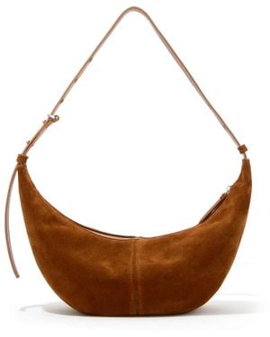 Proenza Schouler Slide Suede Shoulder Bag - Women's - Calfskin - Brown
