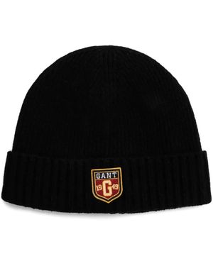 GANT Muts Met Logopatch - Zwart