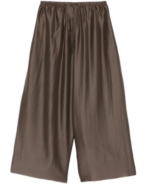 Entire studios Drawstring-Waist Palazzo Pants - Brown