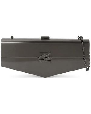 KARL LAGERFELD Pochette Kl Studio Autograph - Grey