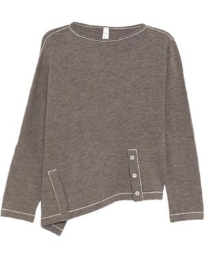 Lauren Manoogian Maglione Con Cuciture - Marrone