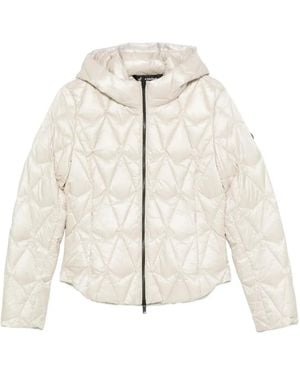 Moose Knuckles Iceberg Quilted Hooded Jacket - White
