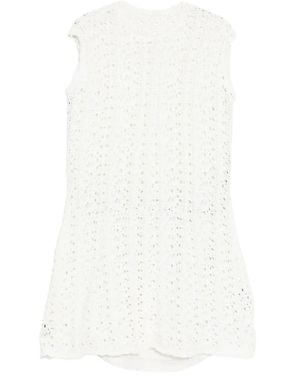 JNBY Macrame Sleeveless Dress - White