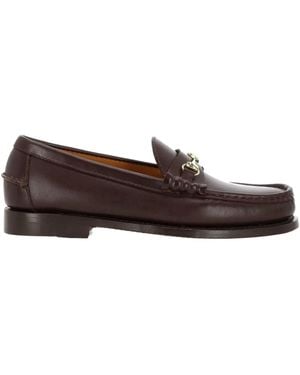Sebago Horsebit Loafers - Brown