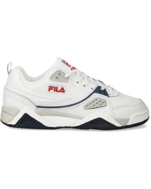 Fila Lace-Up Trainers - White
