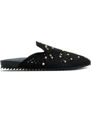 Pedro Garcia Braidy Slippers - Black