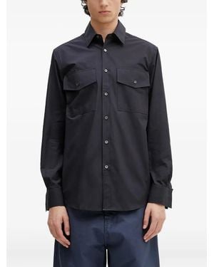 Paul Smith Double-Pocket Long-Sleeve Shirt - Blue