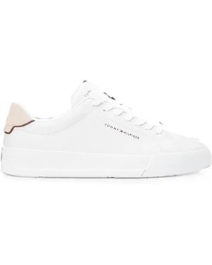 Tommy Hilfiger Court Leather Sneakers - White